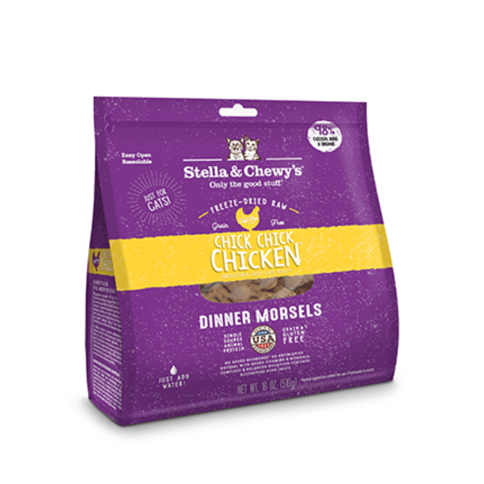 Stella & Chewy's nourriture chat 18oz Mélange de repas au poulet pour chats
