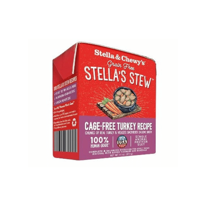 Stella & Chewy's nourriture humide Unité Nourriture humide pour chiens Stella's Stews Cage-Free Dinde Nourriture humide pour chiens Stella's Stews Cage-Free Dinde