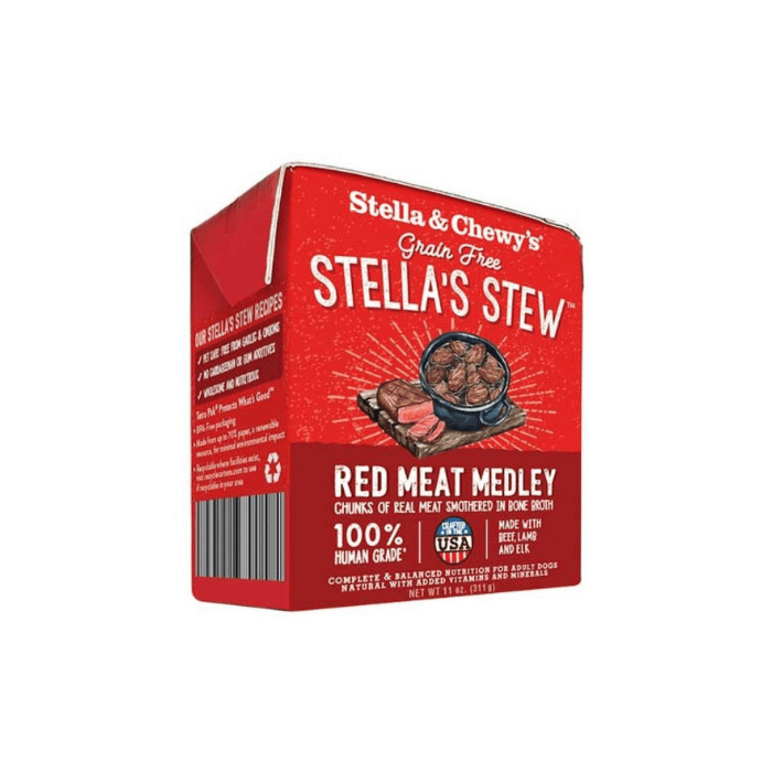 Stella & Chewy's nourriture humide Unité Nourriture humide pour chiens Stella's Stews Red Meat Medley Nourriture humide pour chiens Stella's Stews Red Meat Medley