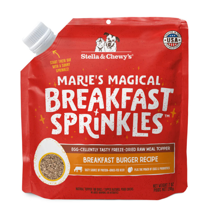 Stella & Chewy's nourriture Rehausseur de gout Marie’s Magical Breakfast Burger 7oz Rehausseur de gout Marie’s Magical Breakfast Burger 7oz
