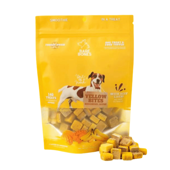 The Bare Bones Gâteries pour chiens - Les bouchées Jaunes
