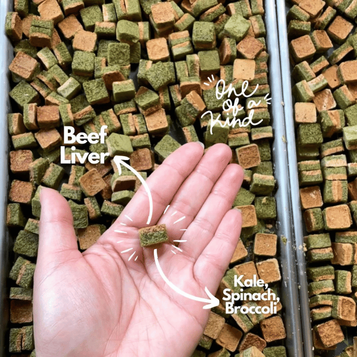 The Bare Bones Gâteries pour chiens - Les bouchées vertes