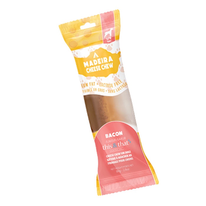 This & That Canine Co fromage Gâteries à mâcher fromage pour chiens - bacon Gâteries à mâcher fromage pour chiens - bacon