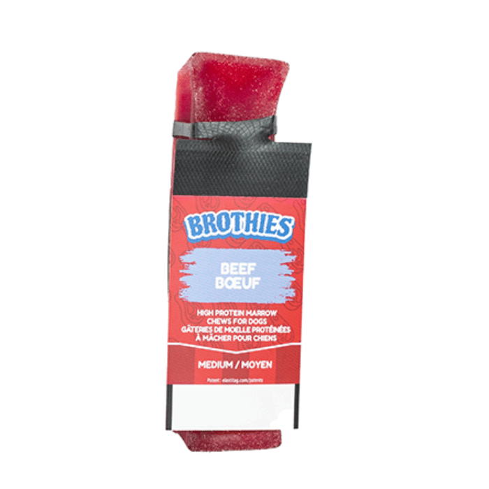 This & That Canine Co fromage Gâteries de moelle protéinées à mâcher pour chiens, Brothies This & That au boeuf Gâteries de moelle protéinées à mâcher pour chiens, Brothies This & That au boeuf