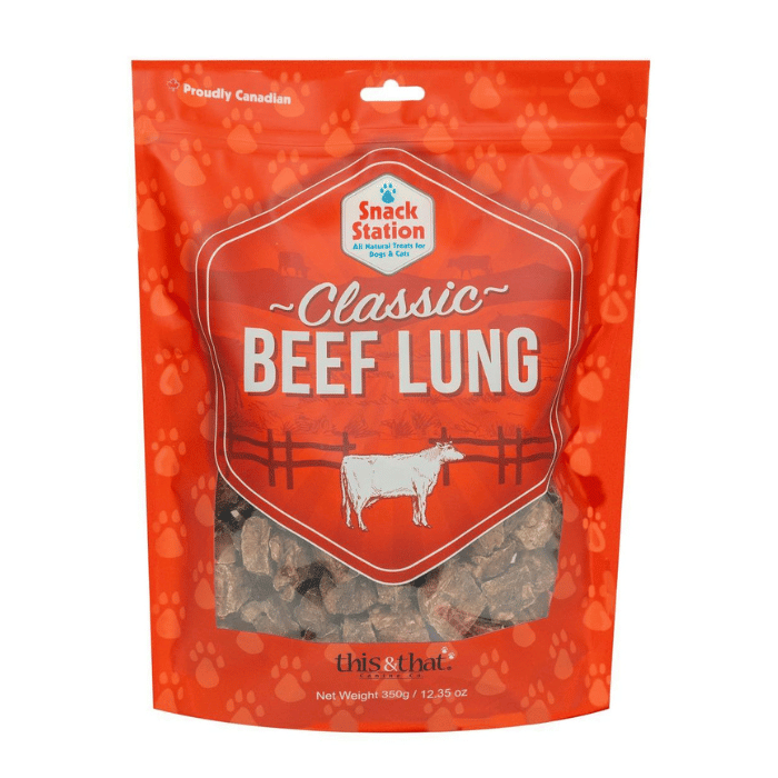 Cow lung dog sales treats