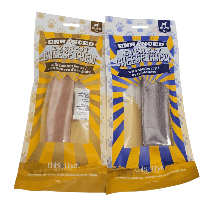 This & That Canine Co Gâteries Le duo écono - 2 Fromages de Yak X-Large Le duo écono - 2 Fromages de Yak X-Large