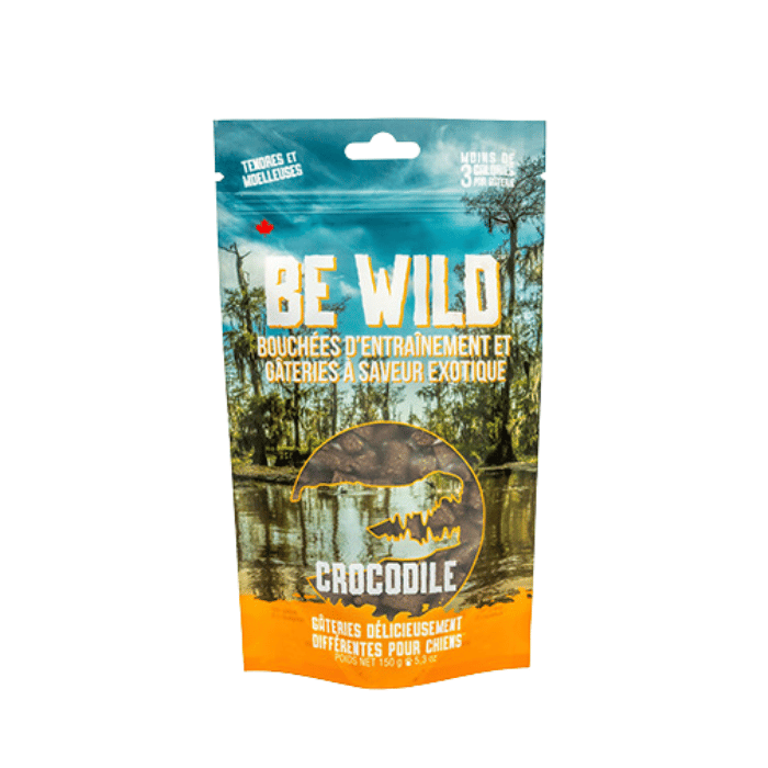 This & That Canine Co Gâteries pour chiens à saveur exotique - Be Wild Crocodile 150g