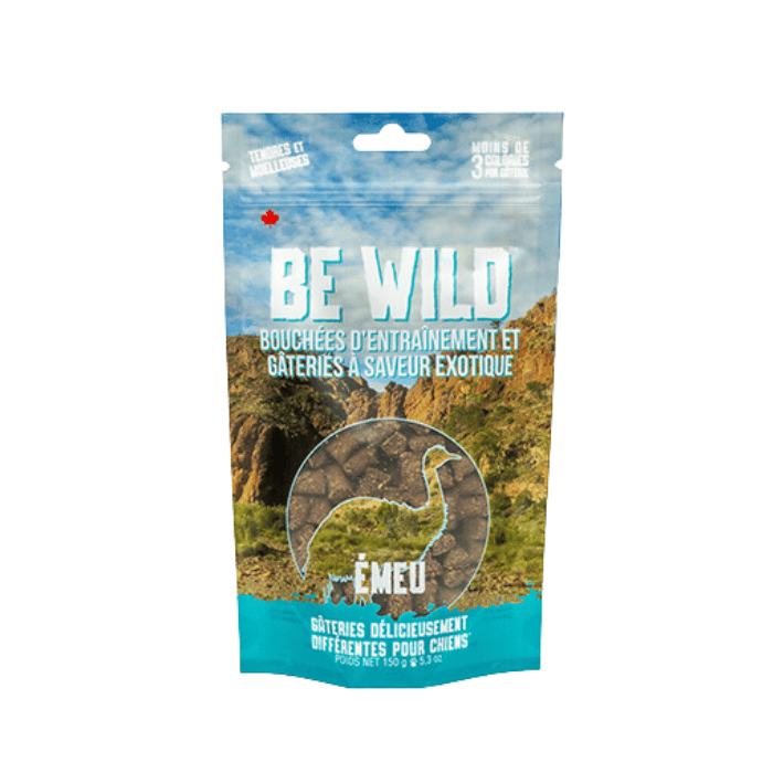 This & That Canine Co Gâteries pour chiens à saveur exotique - Be Wild Émeu 150g