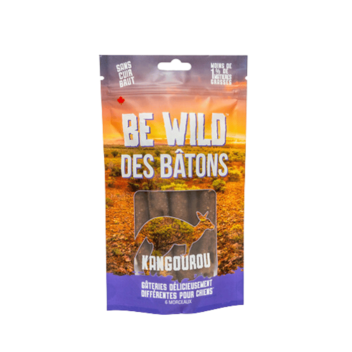 This &amp; That Canine Co Gâteries pour chiens Bâton Be Wild Kangourou