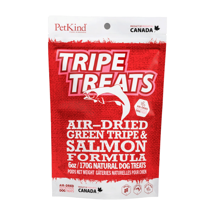 Tripett Gâteries Gâteries pour chien Tripes vertes d'agneau + saumon 6oz