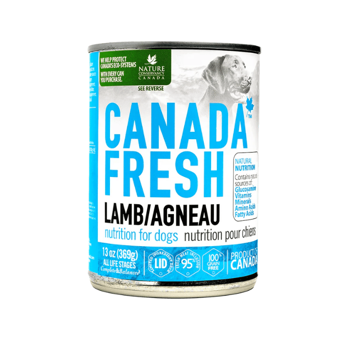 Tripett nourriture humide 13oz Nourriture humide pour chien Canada Fresh Agneau Nourriture humide pour chien Canada Fresh Agneau