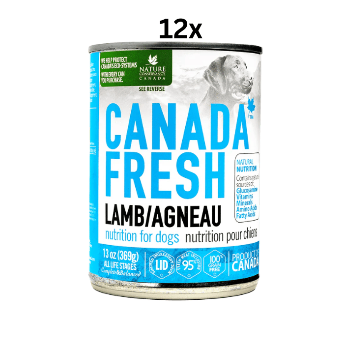 Tripett nourriture humide 13oz Nourriture humide pour chien Canada Fresh Agneau Nourriture humide pour chien Canada Fresh Agneau