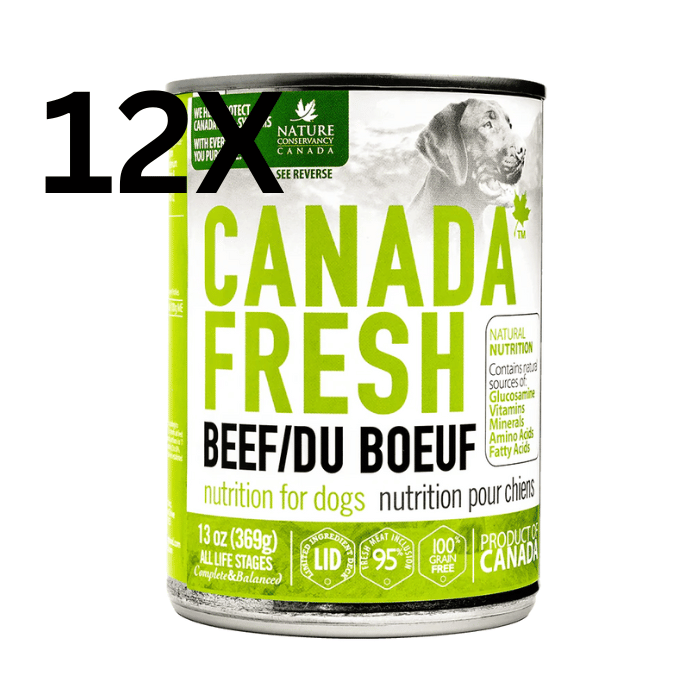 Tripett nourriture humide Paquet de 12 Nourriture humide pour chien Canada Fresh Boeuf