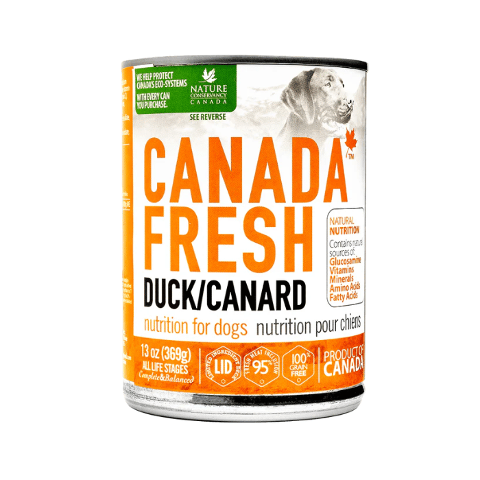 Tripett nourriture humide 13oz Nourriture humide pour chien Canada Fresh Canard Nourriture humide pour chien Canada Fresh Canard
