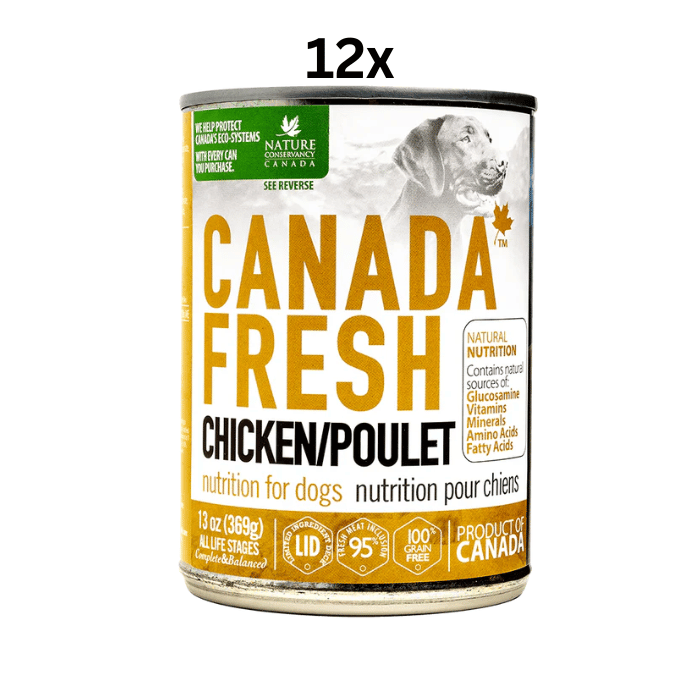 Tripett nourriture humide 12x13oz Nourriture humide pour chien Canada Fresh Poulet Nourriture humide pour chien Canada Fresh Poulet