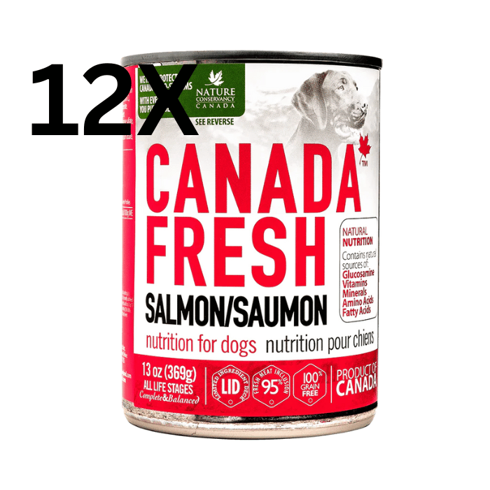 Tripett nourriture humide Paquet de 12 Nourriture humide pour chien Canada Fresh Saumon 13oz