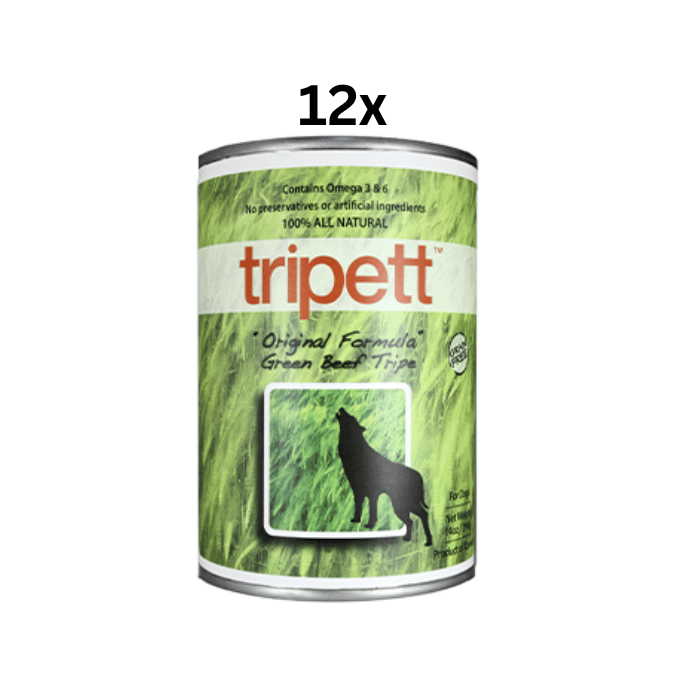 Tripett nourriture humide 13oz Nourriture humide Tripett PetKind Green Beef Tripe Original Formula Nourriture humide Tripett PetKind Green Beef Tripe Original Formula