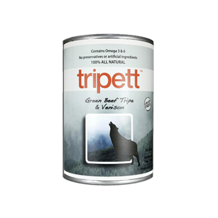 Tripett nourriture humide 13oz Nourriture humide Tripett PetKind Green Beef & Venaison Tripe Nourriture humide Tripett PetKind Green Beef & Venaison Tripe