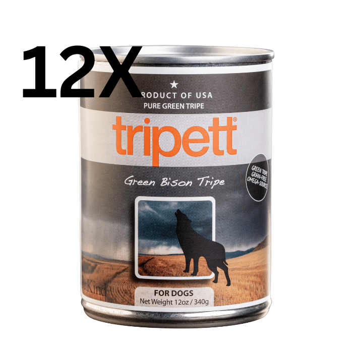 Tripett PetKind Green Bison Tripe Wet Dog Food Sherbrooke Canin