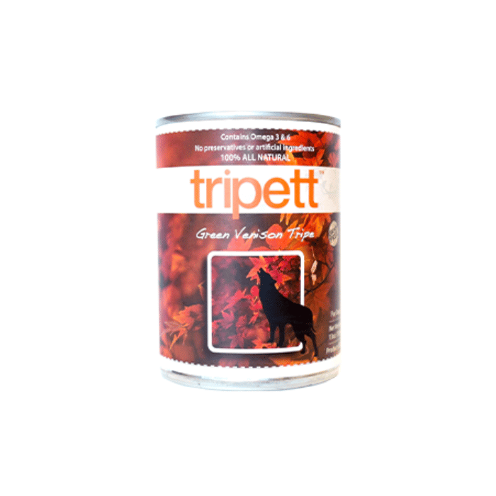 Tripett nourriture humide 13oz Nourriture humide Tripett PetKind Venaison Tripe 14oz Nourriture humide Tripett PetKind Venaison Tripe 14oz