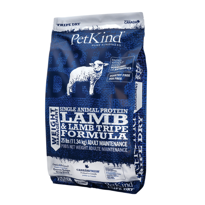 Tripett nourriture Nourriture pour chien Tripett PetKind Agneau - Contrôle de poids