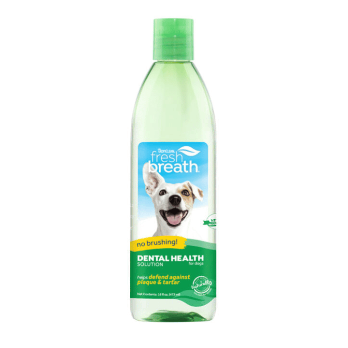 Tropiclean Additif d'eau - Solution de santé dentaire pour chiens 473ml Additif d'eau - Solution de santé dentaire pour chiens 473ml