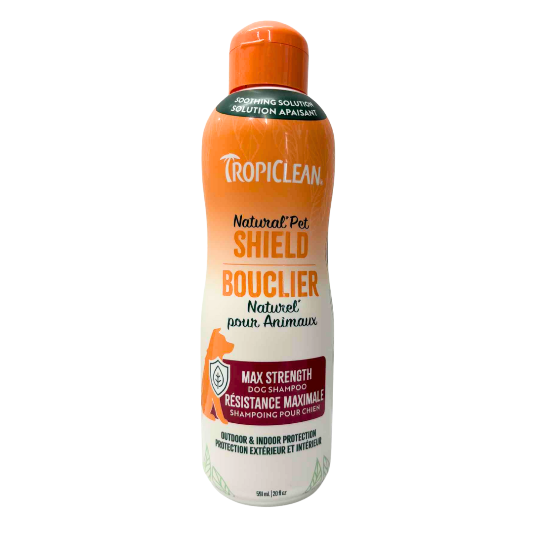 Tropiclean shampoing Bouclier Shampoing Force Max 591 ml Bouclier Shampoing Force Max 591 ml