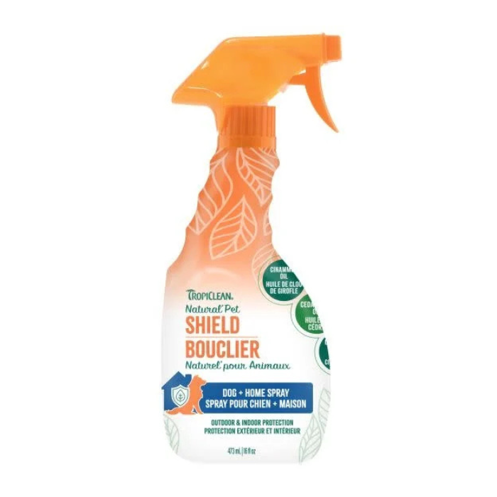 Tropiclean shampoing Bouclier Vaporisateur pour chien 473 ml Bouclier Vaporisateur pour chien 473 ml