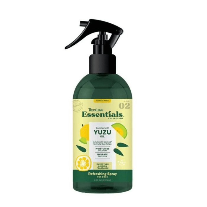 Tropiclean shampoing Essentials – Vaporisateur rafraîchissant au yuzu 8 oz