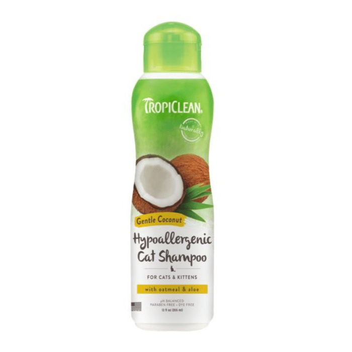 Tropiclean shampoing Shampooing hypoallergénique pour chats et chatons 12oz