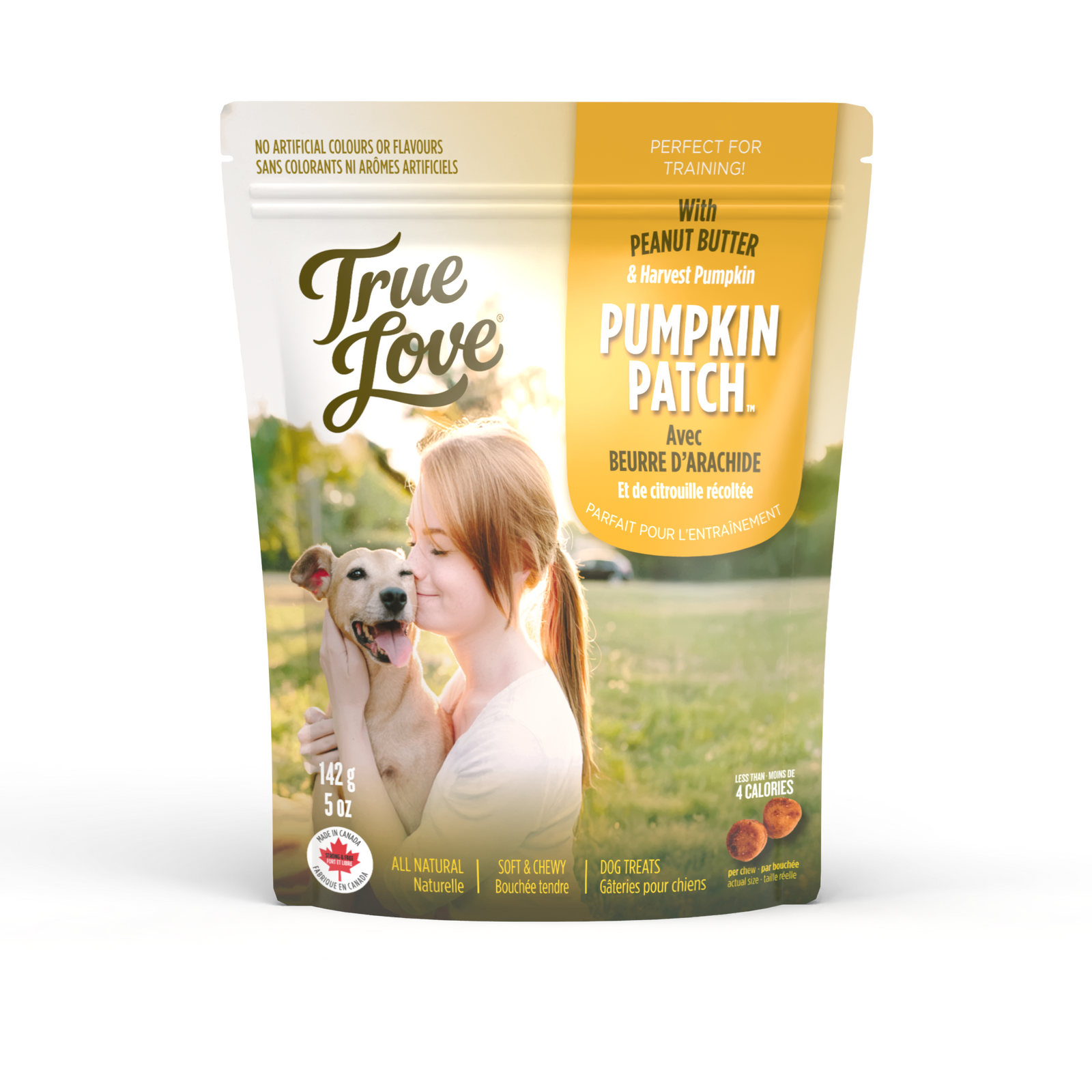 Trueleaf Gâteries True Leaf True Love Champ de Citrouilles Gâterie Molle pour Chien 142g True Leaf True Love Champ de Citrouilles - Gâterie Chien | Sherbrooke Canin