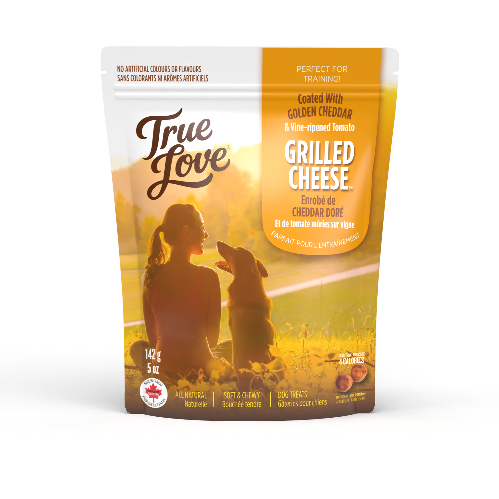 Trueleaf Gâteries True Leaf True Love Fromage Grillé Gâterie Molle pour Chien 142g True Leaf True Love Fromage Grillé - Gâterie Chien | Sherbrooke Canin