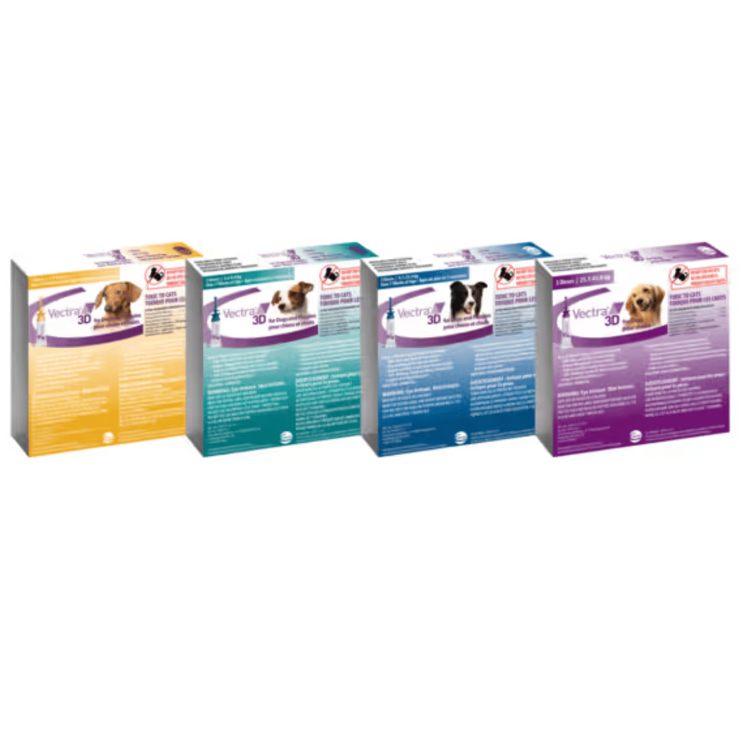 Vectra Vectra 3D - Protection Antiparasitaire Mensuelle pour Chiens
