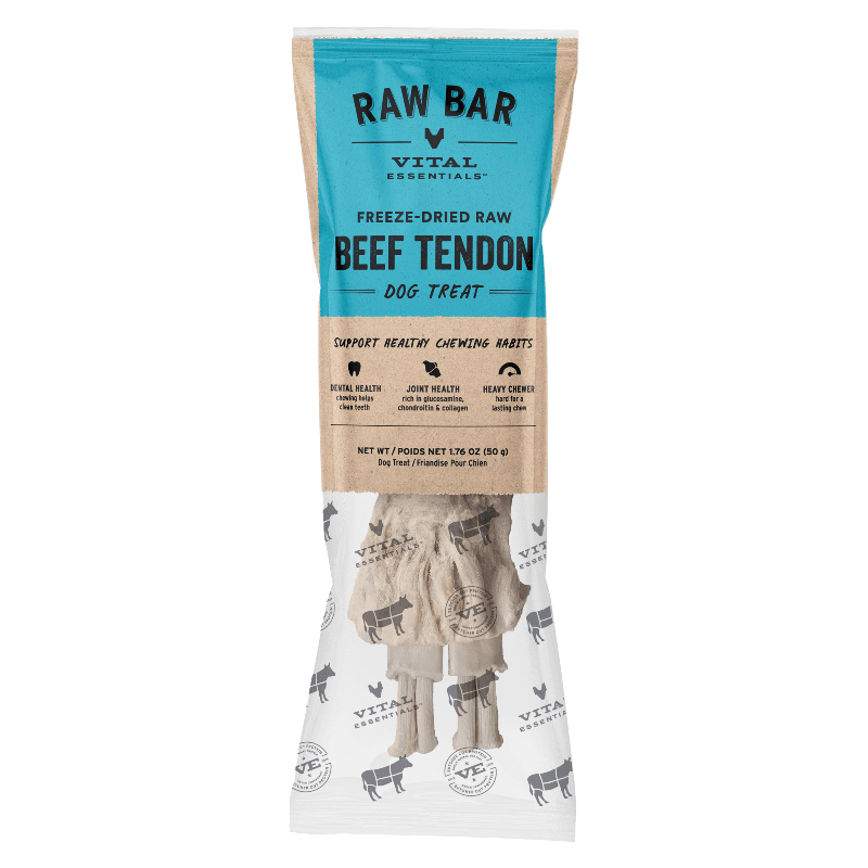Vital Essentials Gâteries VE RAW BAR Tendon de boeuf lyophilisée VE RAW BAR Tendon de boeuf lyophilisée