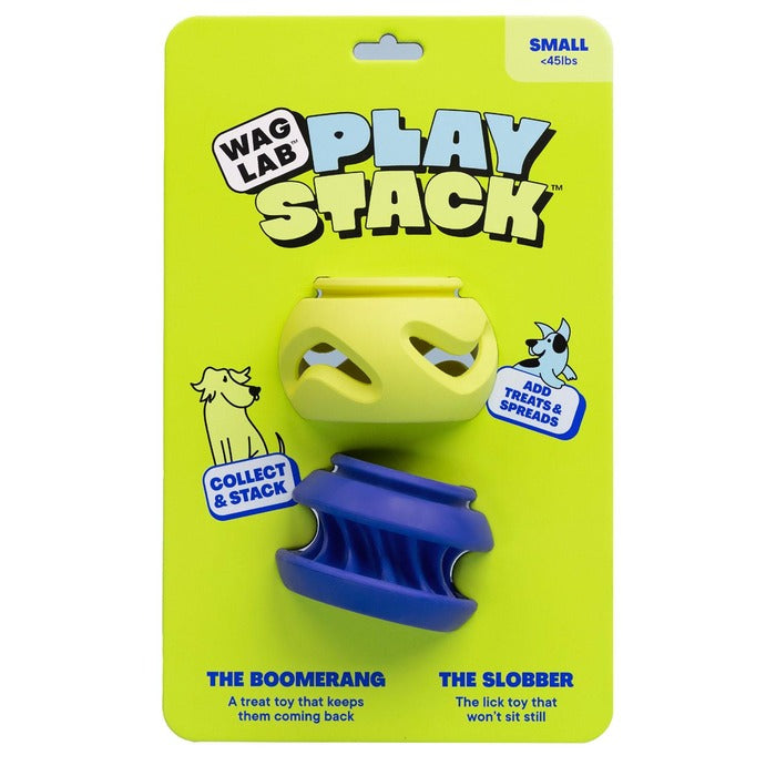WagLab Jouets pour chiens Jouet pour chien WagLab Play Stack - Ensemble 2 Pieces Jouet pour chien WagLab Play Stack - Ensemble 2 Pieces