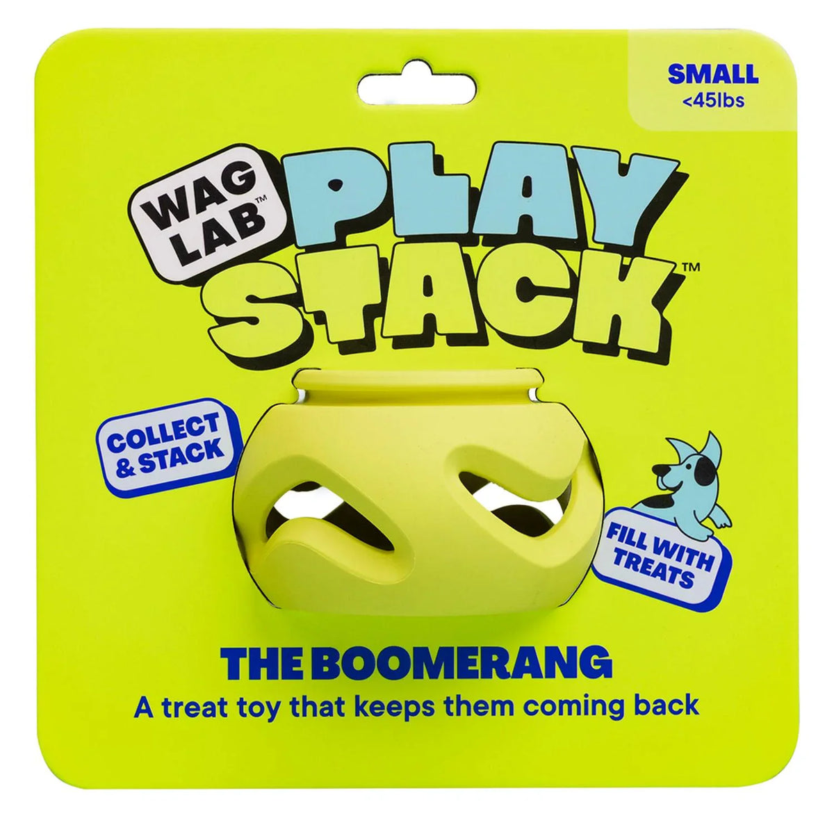 WagLab Jouets pour chiens Jouet pour chien WagLab Play Stack - Le Boomerang Jouet pour chien WagLab Play Stack - Le Boomerang