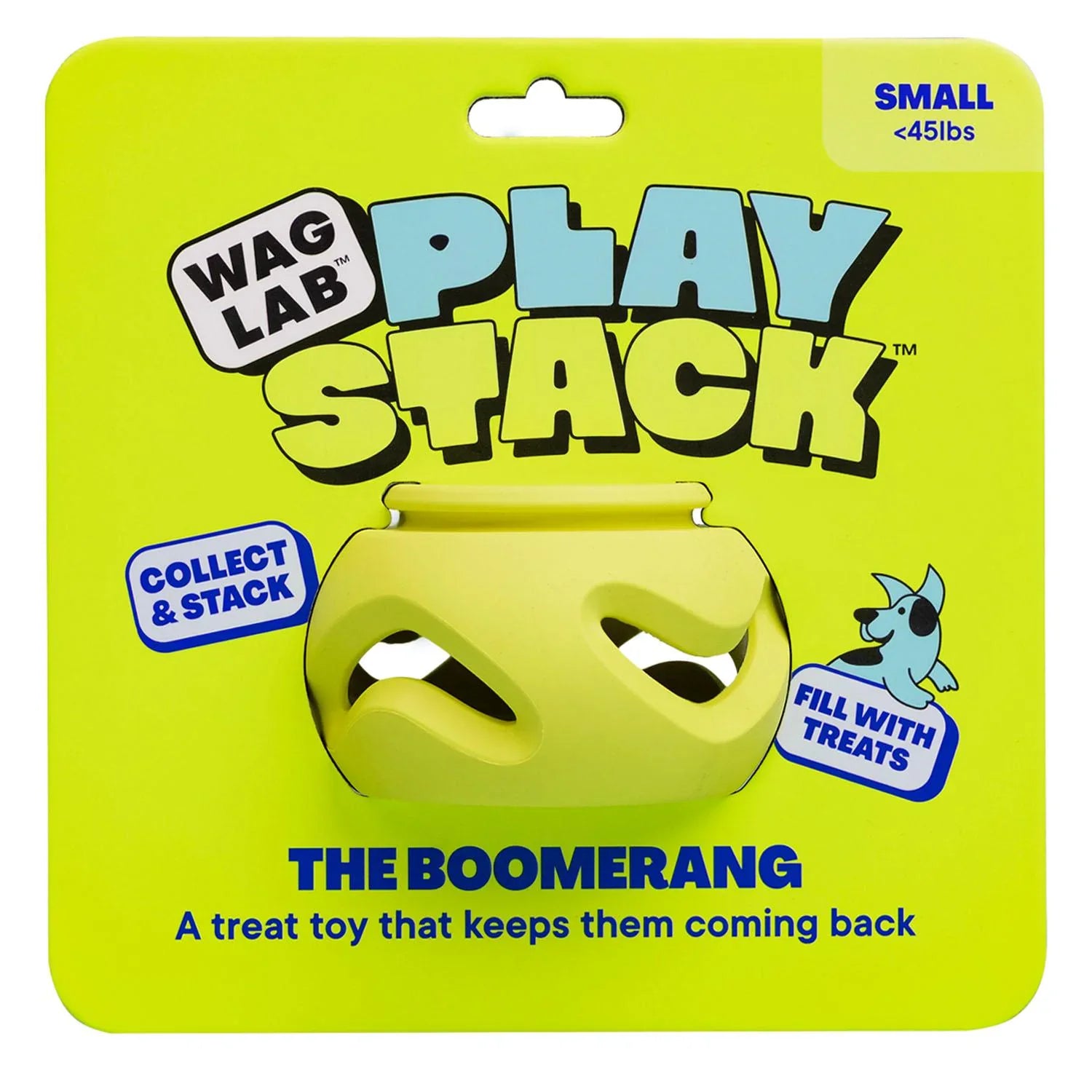 WagLab Jouets pour chiens Jouet pour chien WagLab Play Stack - Le Boomerang Jouet pour chien WagLab Play Stack - Le Boomerang