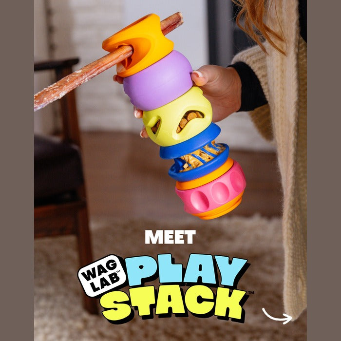 WagLab Jouets pour chiens Jouet pour chien WagLab Play Stack - Le Spinner Jouet pour chien WagLab Play Stack - Le Spinner