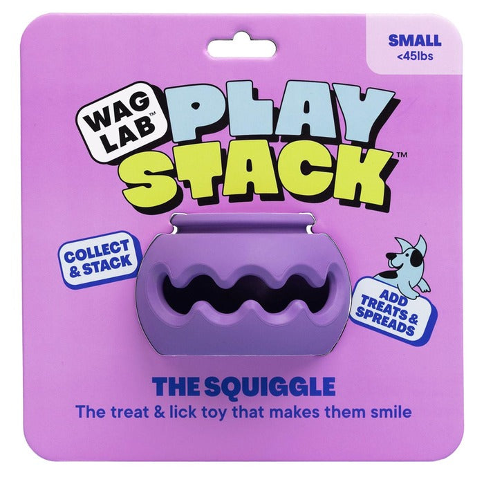 WagLab Jouets pour chiens Jouet pour chien WagLab Play Stack - Le Squiggle Jouet pour chien WagLab Play Stack - Le Squiggle