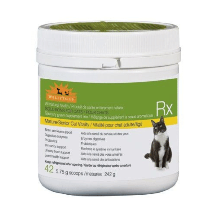 Welly tails supplement Welly Tails Suppléments Vitalité Pour Chat Adulte / Agé 242gr