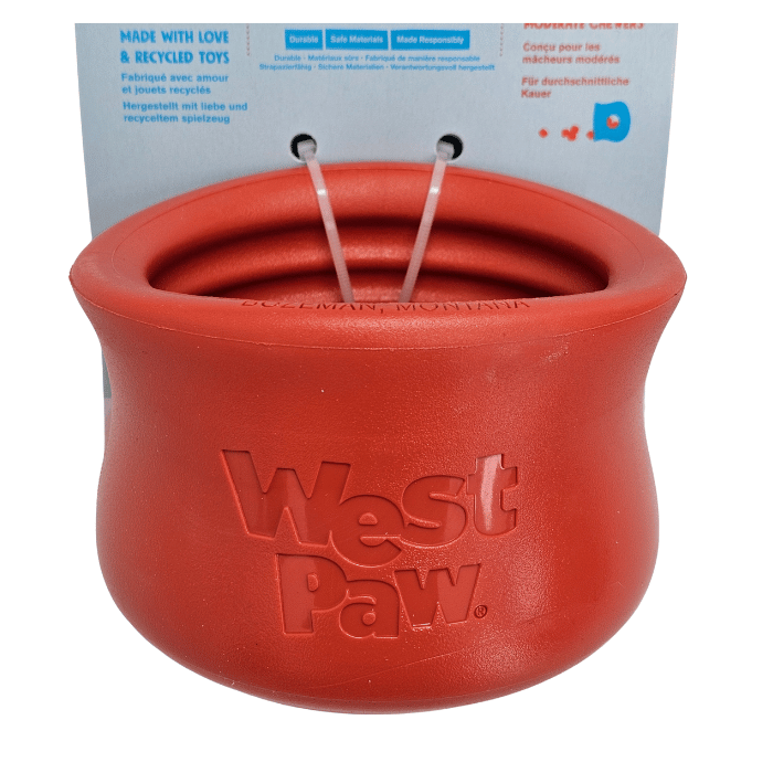 West Paw Jouet Small / Cardinal - Orange Bol interactif West Paw Toppl - Édition limités pour automne et temps des fêtes 2025 Bol interactif West Paw Toppl - Édition limités pour automne et temps des fêtes 2025