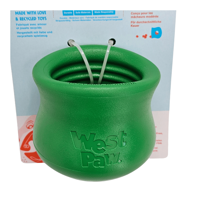 West Paw Jouet Small / Clover - Vert Bol interactif West Paw Toppl - Édition limités pour automne et temps des fêtes 2025 Bol interactif West Paw Toppl - Édition limités pour automne et temps des fêtes 2025