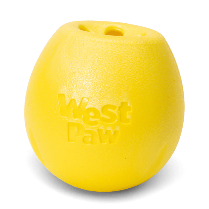 West Paw Jouet Small / Yellow Jouet interactif West Paw Rumbl