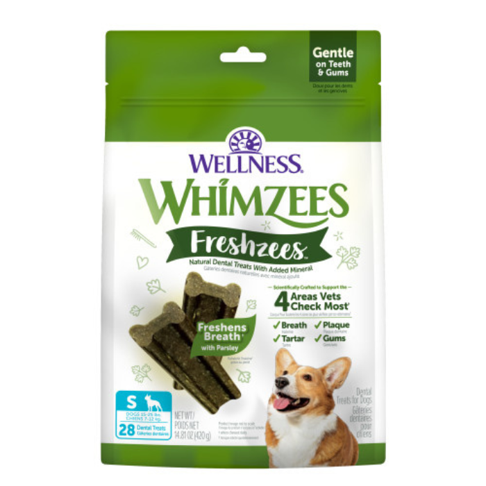 Whimzees Gâteries Medium Whimzees Freshzees Friandises Dentaires Naturelles pour Chiens Whimzees Freshzees Friandises Dentaires Naturelles pour Chiens