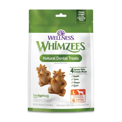 Whimzees Gâteries Large Whimzees Hérisson en sac 12.7oz Whimzees Hérisson en sac 12.7oz