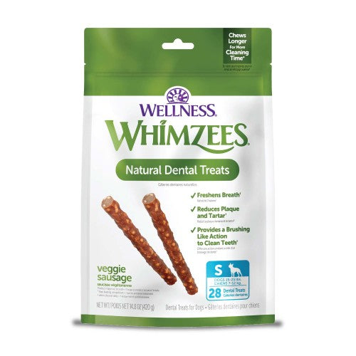 Whimzees Gâteries Small Whimzees Sausage en sac 14.8oz Whimzees Sausage en sac 14.8oz