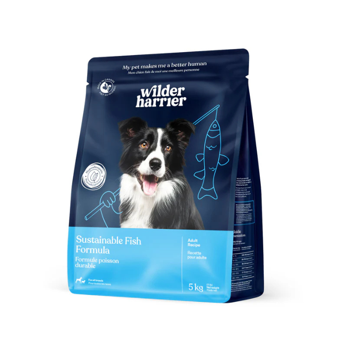 Wilder Harrier nourriture 5KG Nourriture pour chiens Poisson durable Nourriture pour chiens Poisson durable