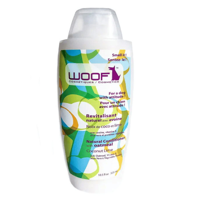 Woof Cosmétiques shampoing Revitalisant pour chiens Woof Lime et noix de coco Revitalisant pour chiens Woof Lime et noix de coco