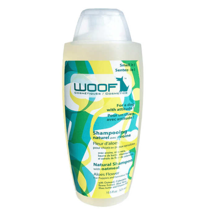 Woof Cosmétiques shampoing Shampoing pour chiens Woof Aloe et Calendula Shampoing pour chiens Woof Aloe et Calendula