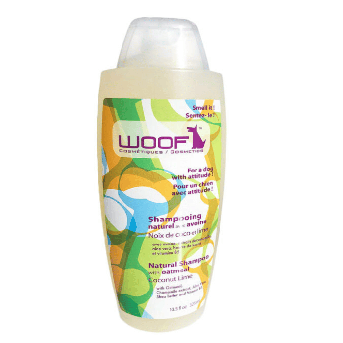 Woof Cosmétiques shampoing Shampoing pour chiens Woof Lime et noix de coco Shampoing pour chiens Woof Lime et noix de coco